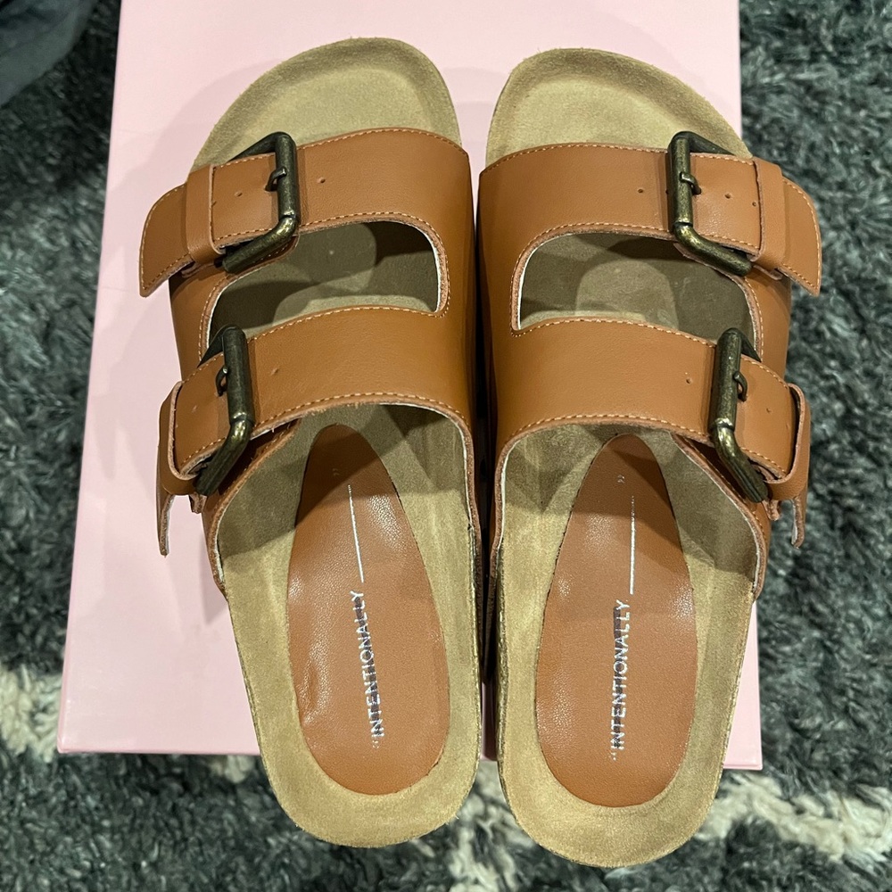 Intentionally Blank for free people Cooper 2 platform sandals NIB size 37‎ - Picture 4 of 9